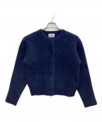 ROPEロペ）の古着「チャイニーズラクーン接結カーディガン」｜ネイビー