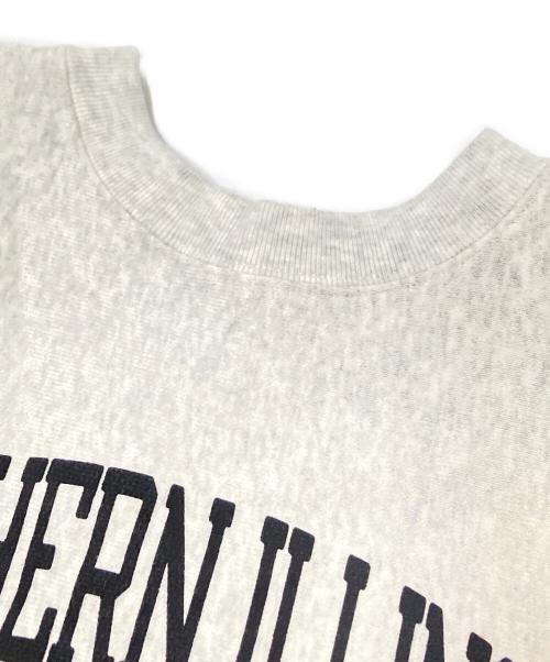 Champion REVERSE WEAVE（チャンピオン リバース ウィーブ）Champion REVERSE WEAVE (チャンピオン リバース ウィーブ) 11.5oz  カレッジプリント スウェットシャツ グレー サイズ:Mの古着・服飾アイテム