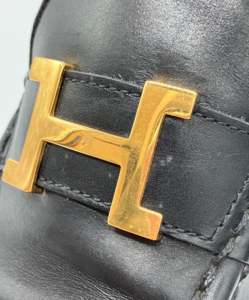 HERMES（エルメス）HERMES (エルメス) パンプス ブラック サイズ:SIZE36　1/2の古着・服飾アイテム