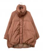 emmi atelierエミアトリエ）の古着「サステナブルビックカラーダウン」｜ブラウン