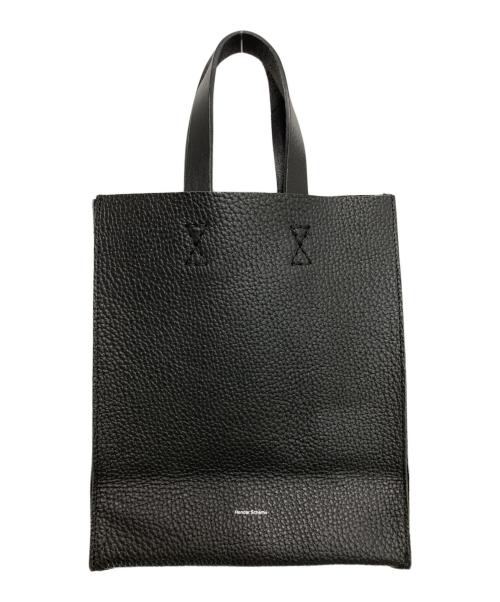 HENDER SCHEME（エンダースキーマ）HENDER SCHEME (エンダースキーマ) paper bag small ハンドバッグ ブラックの古着・服飾アイテム