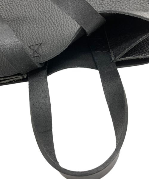 HENDER SCHEME（エンダースキーマ）HENDER SCHEME (エンダースキーマ) paper bag small ハンドバッグ ブラックの古着・服飾アイテム