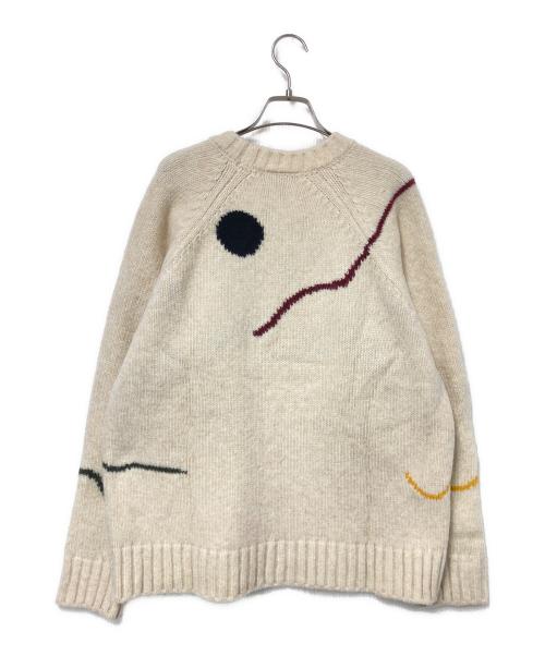 Common Noun（コモン ナウン）Common Noun (コモン ナウン) クルーネックニットプルオーバー ベージュ サイズ:Mの古着・服飾アイテム
