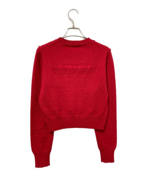 NKNIT（ンニット）NKNIT (ンニット) ハートニット レッド サイズ:1の古着・服飾アイテム