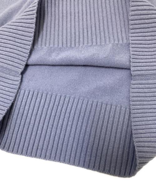 ALPHA STUDIO（アルファスタジオ）ALPHA STUDIO (アルファスタジオ) カシミヤハイネックニット ブルー サイズ:40の古着・服飾アイテム