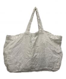 Honnete（オネット）の古着「OVERDYED IRISH LINEN SHOPPER」｜ベージュ
