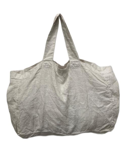 Honnete（オネット）Honnete (オネット) OVERDYED IRISH LINEN SHOPPER ベージュの古着・服飾アイテム