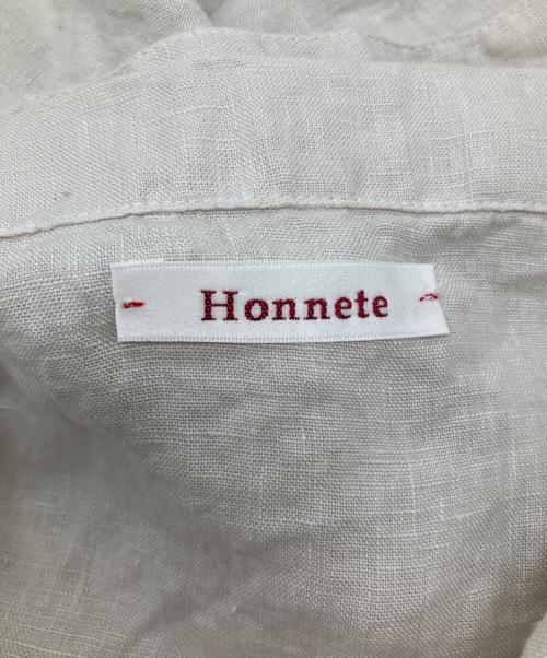 Honnete（オネット）Honnete (オネット) OVERDYED IRISH LINEN SHOPPER ベージュの古着・服飾アイテム