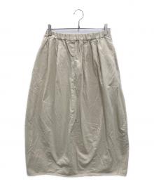KAGURE（カグレ）の古着「コットンコクーンスカート」｜ベージュ
