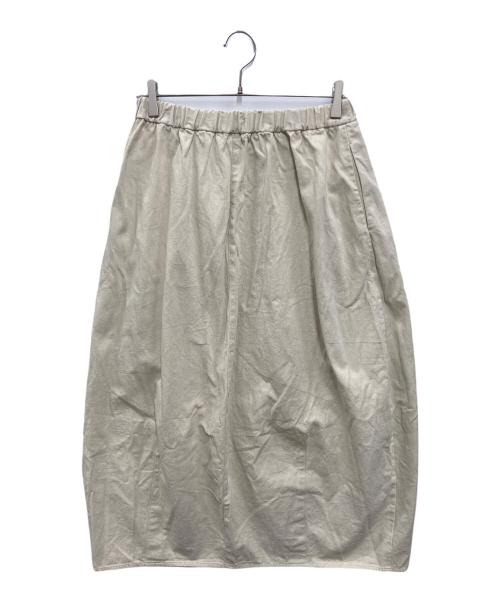 KAGURE（カグレ）kagure (カグレ) コットンコクーンスカート ベージュ サイズ:FREEの古着・服飾アイテム