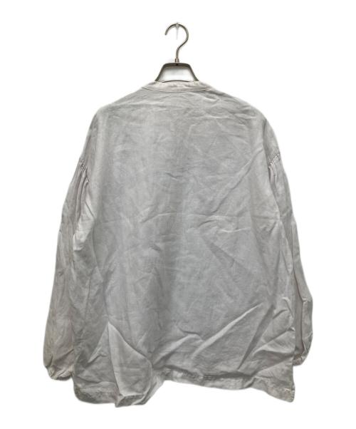 nest Robe（ネストローブ）nest Robe (ネストローブ) リネン付け襟セーラーブラウス ホワイト サイズ:Freeの古着・服飾アイテム
