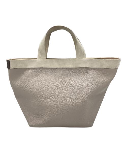 Herve Chapelier（エルベシャプリエ）Herve Chapelier (エルベシャプリエ) M SQUARE BASE TOTE BAG MASTIC/IVOIREの古着・服飾アイテム