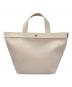 Herve Chapelier（エルベシャプリエ）の古着「M SQUARE BASE TOTE BAG」｜MASTIC/IVOIRE
