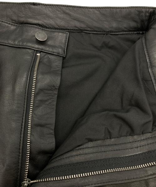 JOURNAL STANDARD relume（ジャーナルスタンダード レリューム）JOURNAL STANDARD relume (ジャーナルスタンダード レリューム) ゴートレザー ペインターパンツ ブラック サイズ:Sの古着・服飾アイテム