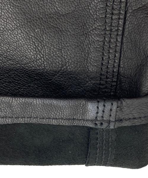 JOURNAL STANDARD relume（ジャーナルスタンダード レリューム）JOURNAL STANDARD relume (ジャーナルスタンダード レリューム) ゴートレザー ペインターパンツ ブラック サイズ:Sの古着・服飾アイテム