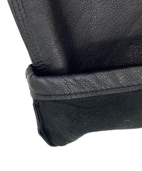 JOURNAL STANDARD relume（ジャーナルスタンダード レリューム）JOURNAL STANDARD relume (ジャーナルスタンダード レリューム) ゴートレザー ペインターパンツ ブラック サイズ:Sの古着・服飾アイテム