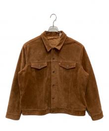 LEVI'S PReMIUM×JOURNAL STANDARD（リーバイス プレミアム×ジャーナルスタンダード）の古着「別注TYPE III スエードトラッカージャケット」｜ブラウン