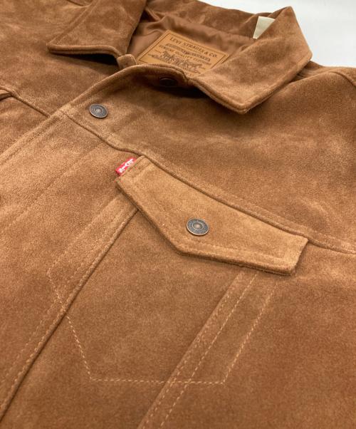 LEVI'S PReMIUM（リーバイス プレミアム）LEVI'S PReMIUM (リーバイス プレミアム) JOURNAL STANDARD (ジャーナルスタンダード) 別注TYPE III スエードトラッカージャケット ブラウン サイズ:XLの古着・服飾アイテム