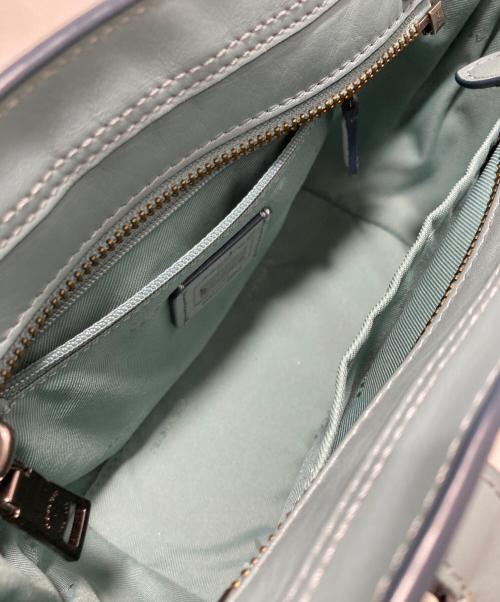 COACH（コーチ）COACH (コーチ) 2WAYショルダーバッグ ブルーの古着・服飾アイテム