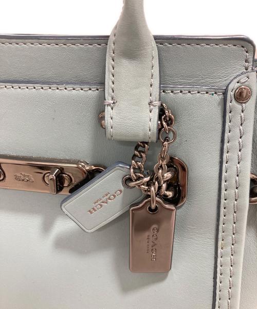 COACH（コーチ）COACH (コーチ) 2WAYショルダーバッグ ブルーの古着・服飾アイテム