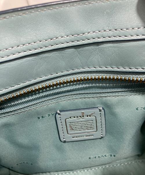 COACH（コーチ）COACH (コーチ) 2WAYショルダーバッグ ブルーの古着・服飾アイテム