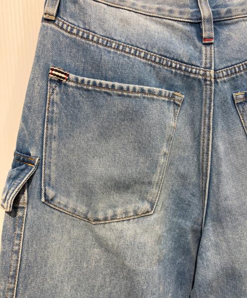 ALICE+OLIVIA JEANS（アリス+アンドオリビア ジーンズ）ALICE+OLIVIA JEANS (アリス+アンドオリビア ジーンズ) バギーカーゴデニムパンツ ブルー サイズ:28の古着・服飾アイテム
