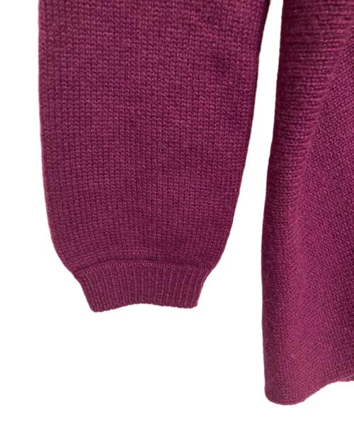 JIL SANDER（ジルサンダー）JIL SANDER (ジルサンダー) カシミヤカーディガン パープル サイズ:FREEの古着・服飾アイテム