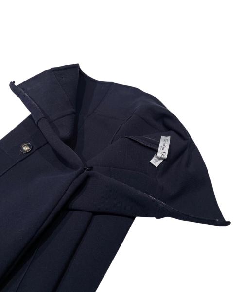 Christian Dior（クリスチャン ディオール）Christian Dior (クリスチャン ディオール) ハイウエストキュロットパンツ ネイビー サイズ:42の古着・服飾アイテム