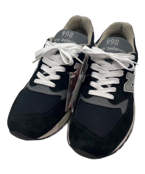 NEW BALANCE（ニューバランス）NEW BALANCE (ニューバランス) ローカットスニーカー　	USA製　U998BL ブラック サイズ:26cm 未使用品の古着・服飾アイテム