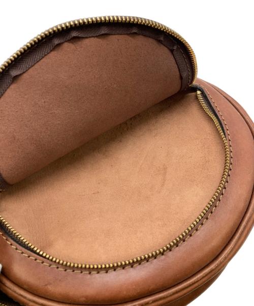 Herz（ヘルツ）Herz (ヘルツ) ショルダーバッグ/まん丸ポシェット ブラウンの古着・服飾アイテム