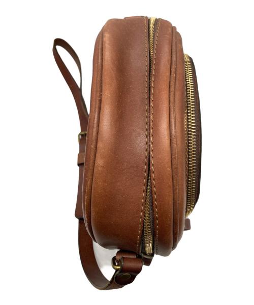 Herz（ヘルツ）Herz (ヘルツ) ショルダーバッグ/まん丸ポシェット ブラウンの古着・服飾アイテム