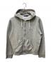 POLO RALPH LAUREN（ポロ・ラルフローレン）の古着「ワンポイントジップパーカー」｜グレー