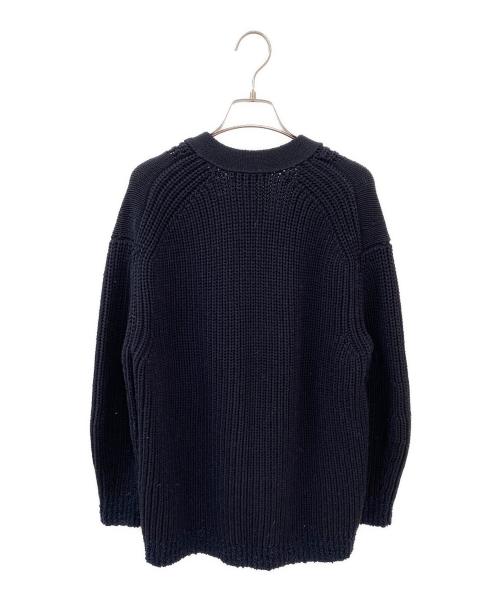 DRAWER（ドゥロワー）DRAWER (ドゥロワー) コットンBLENDループカーディガン ブラック サイズ:1の古着・服飾アイテム