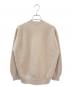 DRAWER (ドゥロワー) ウールカシミヤクルーネックニット ベージュ サイズ:1：20000円