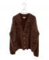 BLAMINK（ブラミンク）の古着「P CA FUR 7G VN CD カーディガン」｜ブラウン