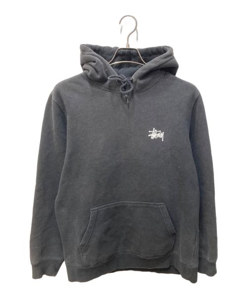stussy（ステューシー）stussy (ステューシー) Basic Stussy Hoodie ブラック サイズ:Mの古着・服飾アイテム
