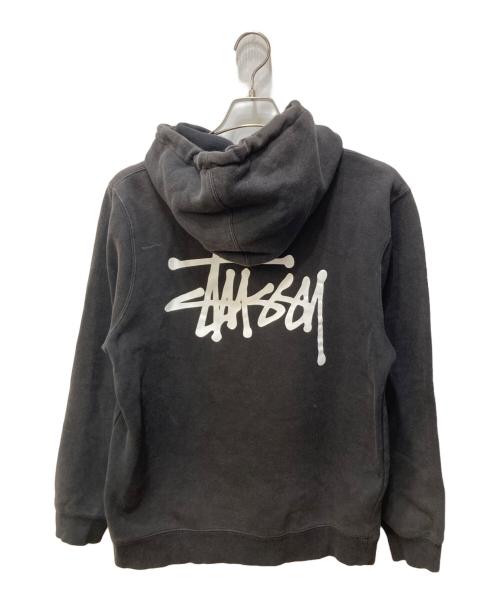 stussy（ステューシー）stussy (ステューシー) Basic Stussy Hoodie ブラック サイズ:Mの古着・服飾アイテム