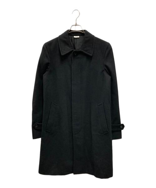 COMME des GARCONS HOMME PLUS（コムデギャルソンオムプリュス）COMME des GARCONS HOMME PLUS (コムデギャルソンオムプリュス) カシミヤ混コート ブラック サイズ:Sの古着・服飾アイテム