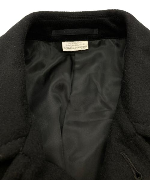 COMME des GARCONS HOMME PLUS（コムデギャルソンオムプリュス）COMME des GARCONS HOMME PLUS (コムデギャルソンオムプリュス) カシミヤ混コート ブラック サイズ:Sの古着・服飾アイテム