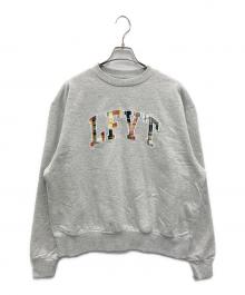 LFYT（エルエフワイティー）の古着「PATCHWORK ARCH LOGO CREWNECK」｜グレー