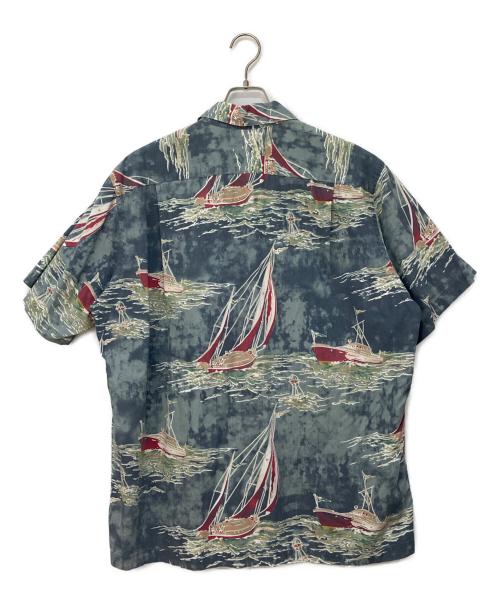 POLO RALPH LAUREN（ポロ・ラルフローレン）POLO RALPH LAUREN (ポロ・ラルフローレン) ヨット柄オープンカラーシャツ ブルー サイズ:Lの古着・服飾アイテム