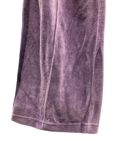 Needles（ニードルズ）Needles (ニードルズ) ベロアトラックパンツ パープル サイズ:Lの古着・服飾アイテム