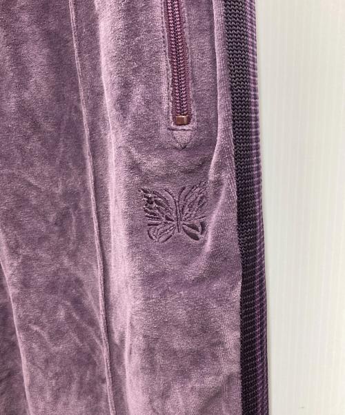 Needles（ニードルズ）Needles (ニードルズ) ベロアトラックパンツ パープル サイズ:Lの古着・服飾アイテム