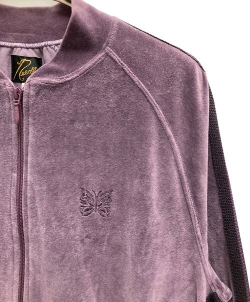 Needles（ニードルズ）Needles (ニードルズ) ベロアトラックジャケット パープル サイズ:Lの古着・服飾アイテム