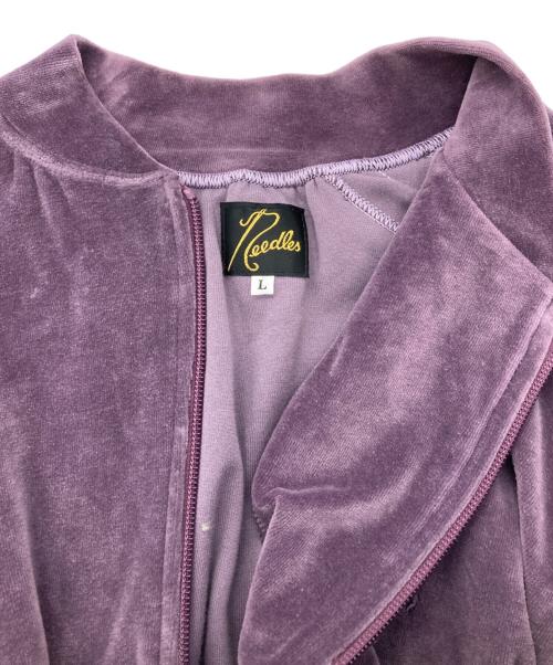 Needles（ニードルズ）Needles (ニードルズ) ベロアトラックジャケット パープル サイズ:Lの古着・服飾アイテム