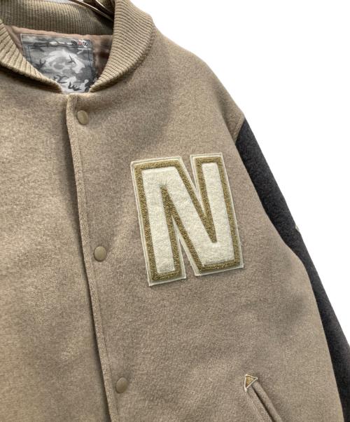 NEIGHBORHOOD（ネイバーフッド）NEIGHBORHOOD (ネイバーフッド) ウールスタジャン ベージュ サイズ:Lの古着・服飾アイテム