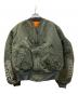ALPHA（アルファ）の古着「MA-1ジャケット」｜グリーン