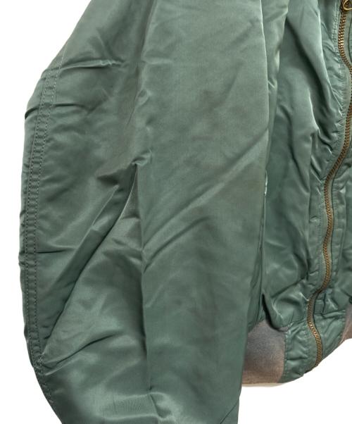 ALPHA（アルファ）ALPHA (アルファ) B-15Dフライトジャケット グリーン サイズ:Lの古着・服飾アイテム