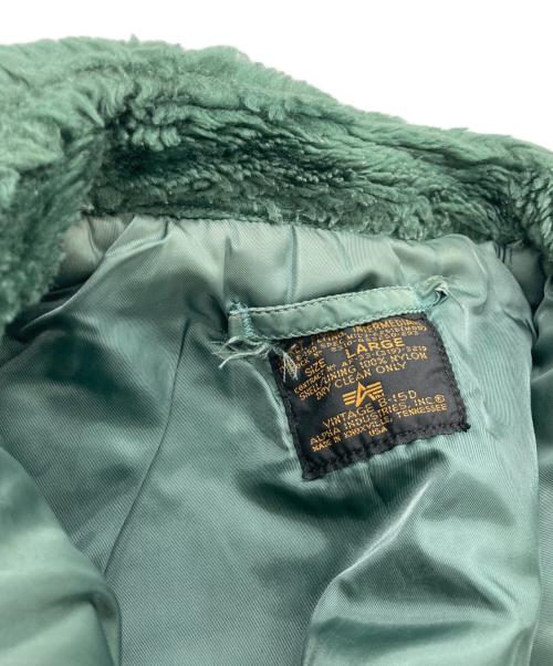 ALPHA（アルファ）ALPHA (アルファ) B-15Dフライトジャケット グリーン サイズ:Lの古着・服飾アイテム