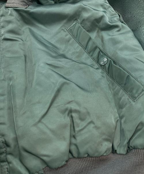 ALPHA（アルファ）ALPHA (アルファ) B-15Dフライトジャケット グリーン サイズ:Lの古着・服飾アイテム